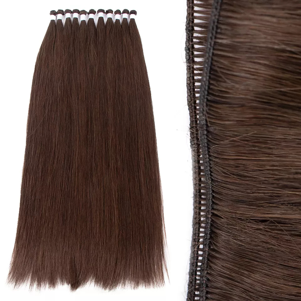 Wholesale European Hand Tied Wefts Remy Hand Tied Weft Human Hand Tied Weft Hair Extension